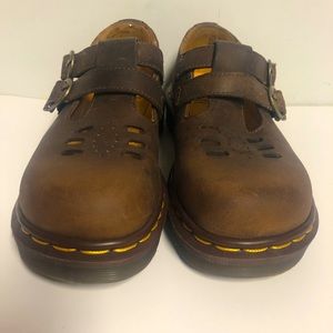 Dr. Martens kids Mary Jane double buckle shoe